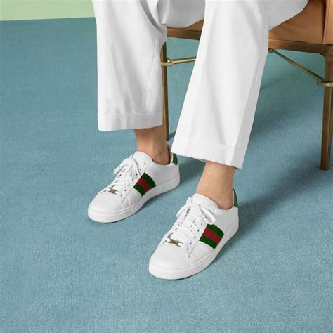 chinelos gucci masculino|Men's Gucci Ace sneaker with Web in white leather .